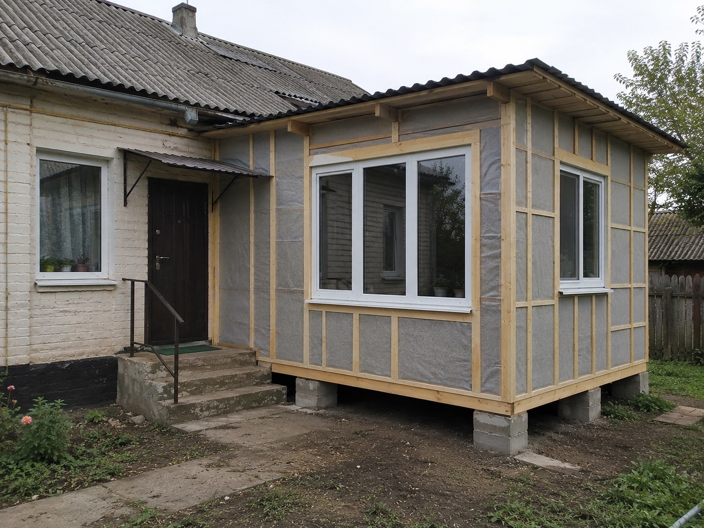 Каркасные пристройки